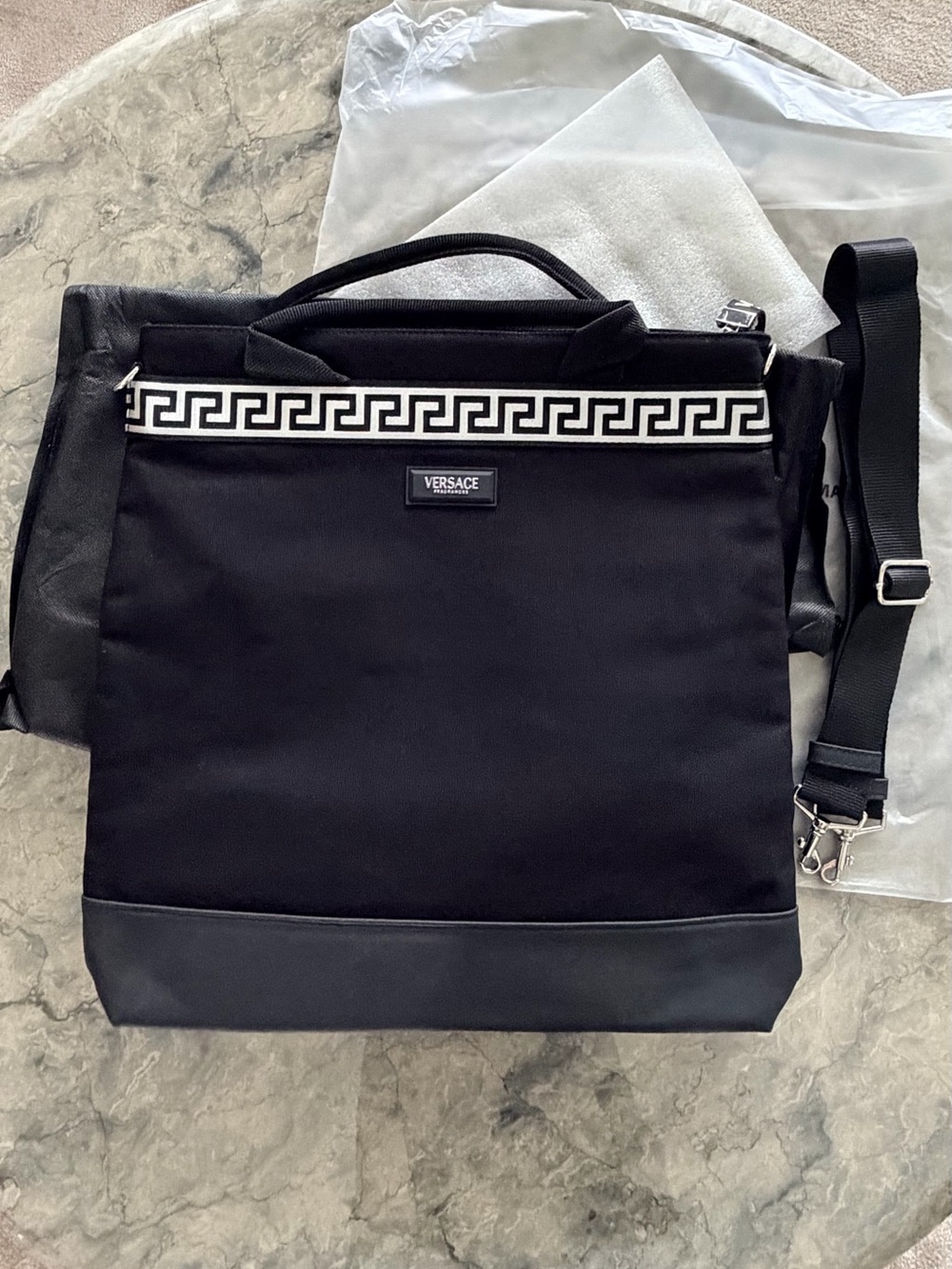 Versace Fragrance Luxury Canvas Large Size Tote Bag GWP